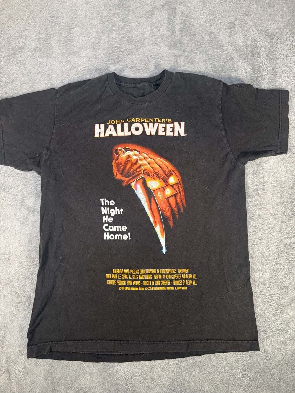2015 John Carpenter's Halloween Movie Poster T-Shirt Black